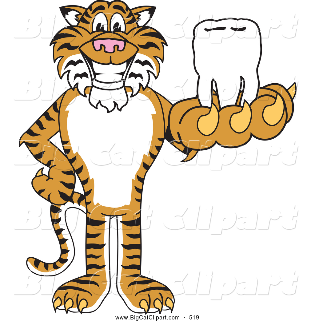 tiger mascot clipart - photo #46
