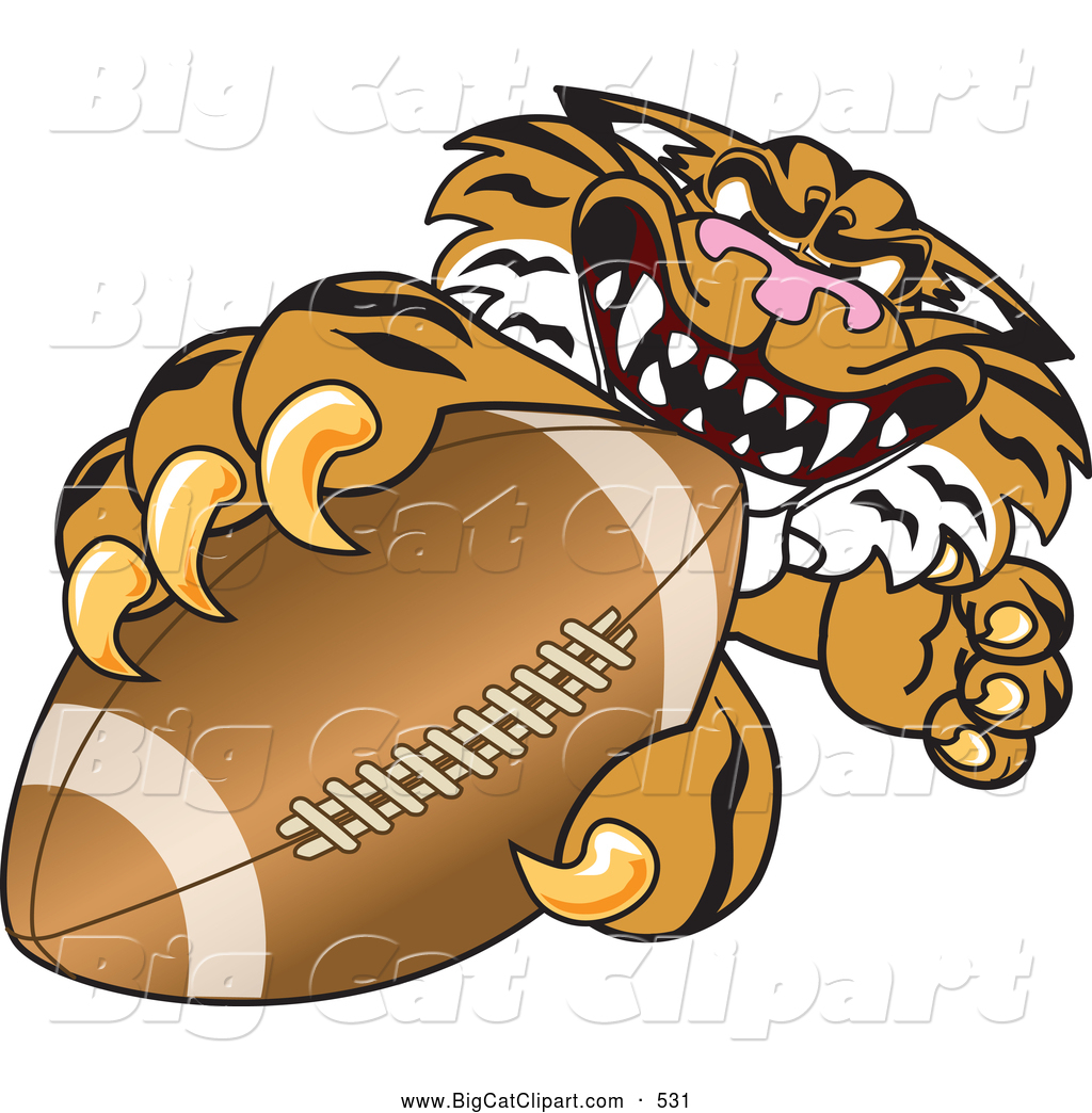 tiger football clipart - photo #15