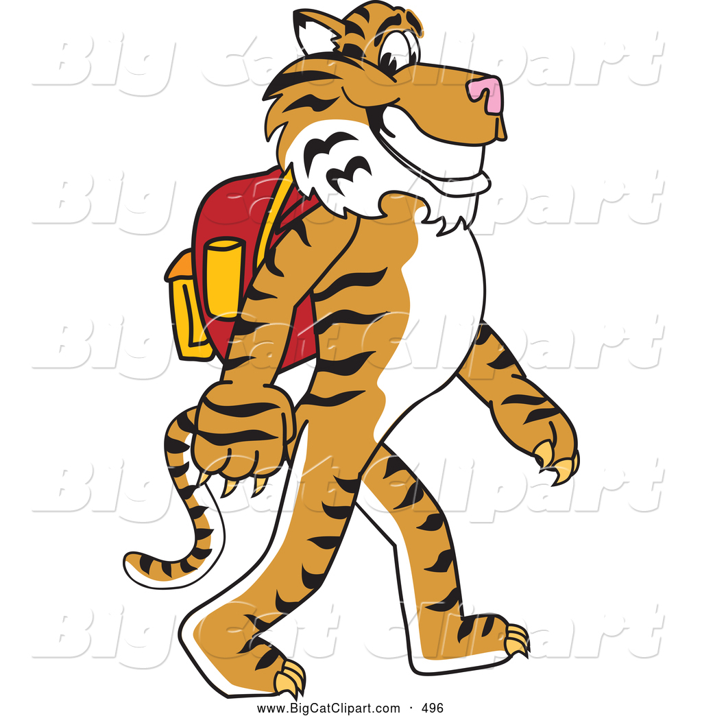 tiger mascot clipart - photo #11
