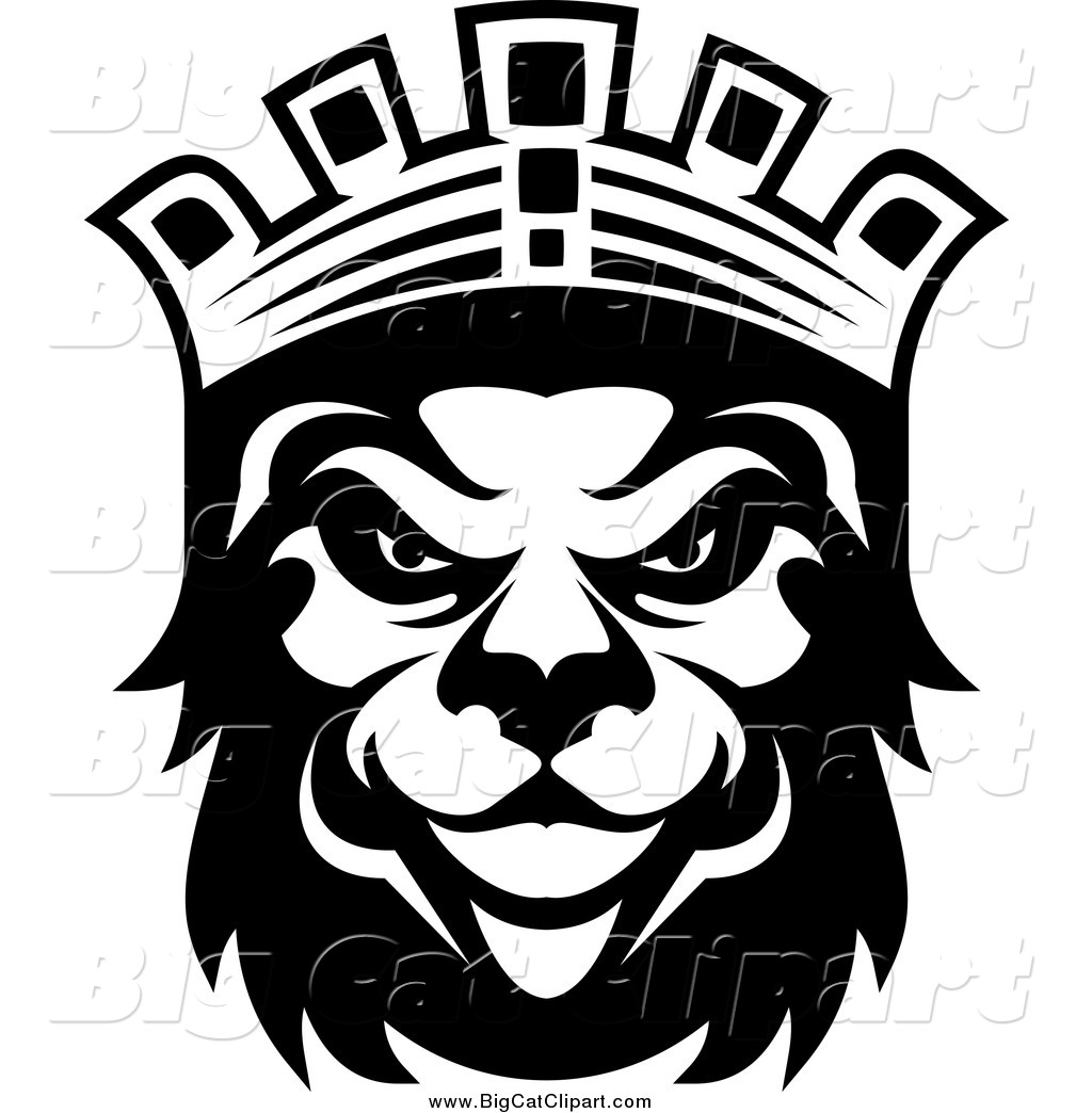 lion with crown clipart - photo #14