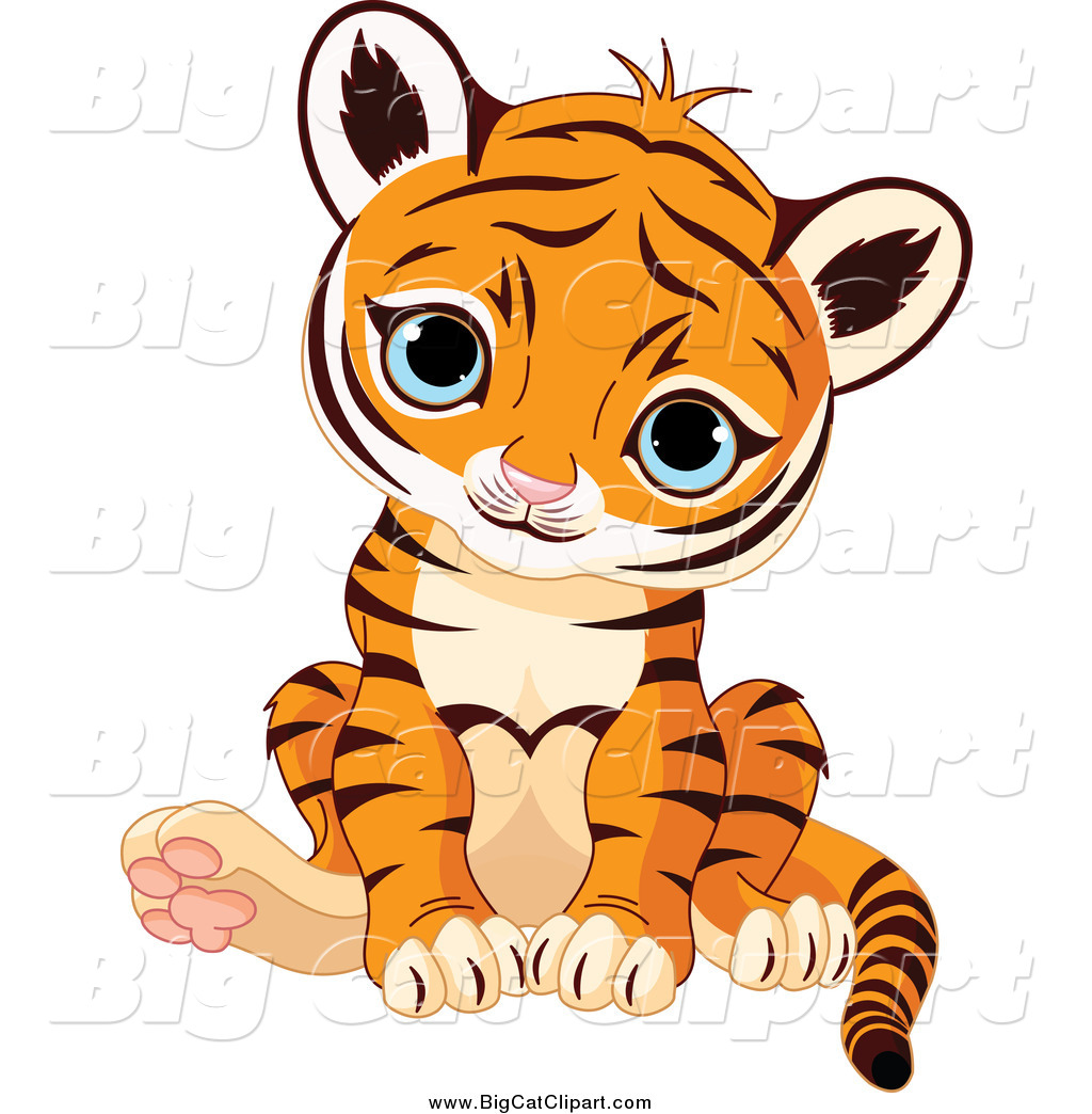 baby tiger clipart - photo #36