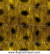 Big Cat Clipart of a Seamless Cheetah Pattern Background by Arena Creative